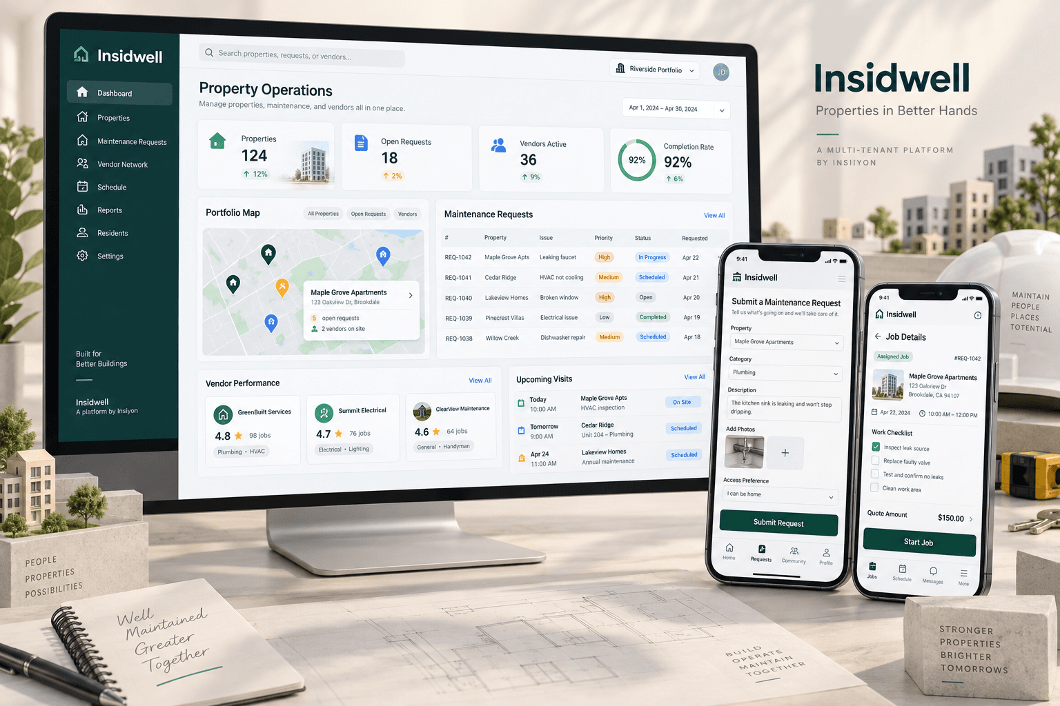 Insidwell Property Maintenance Marketplace