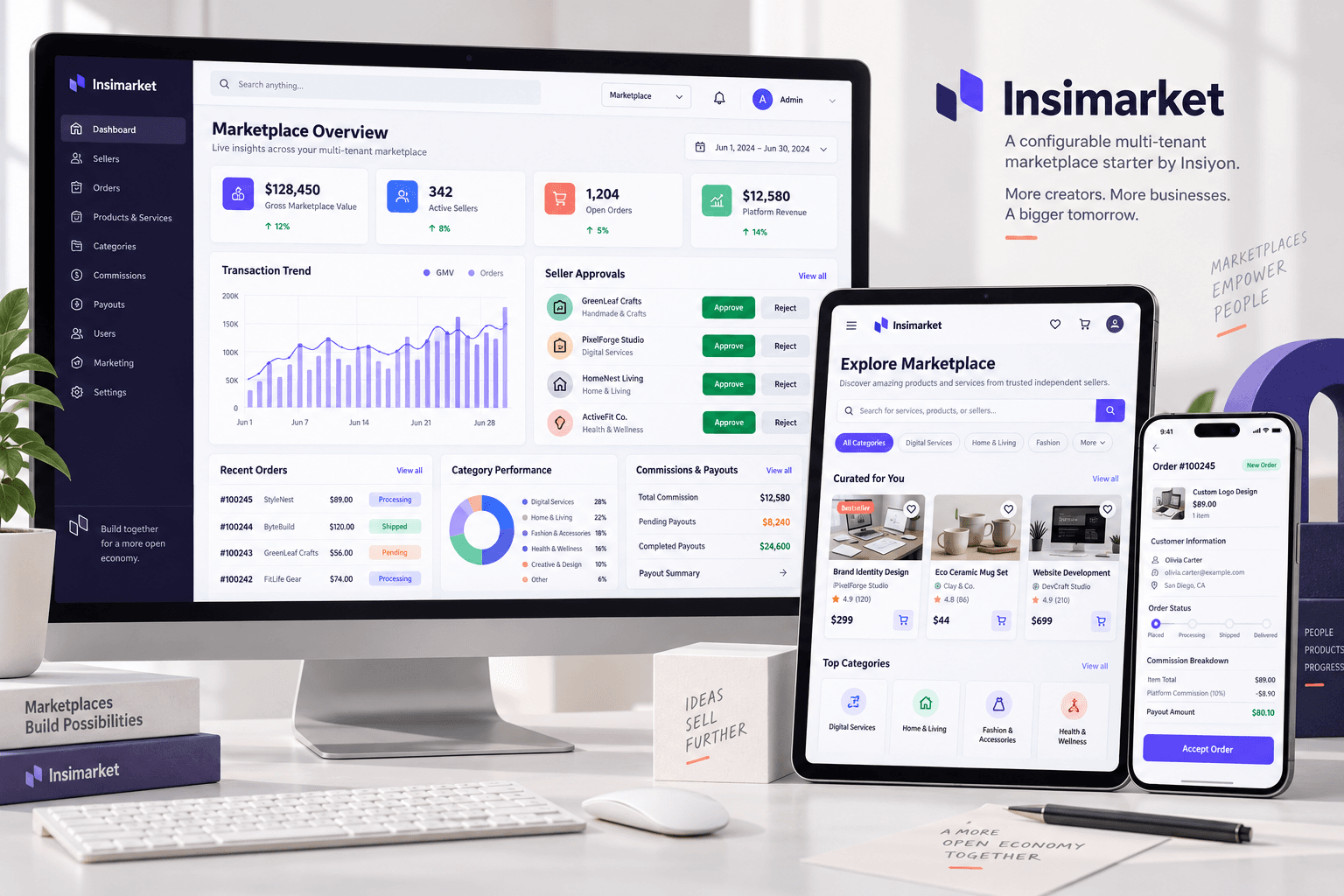 Insimarket Vertical Marketplace Starter